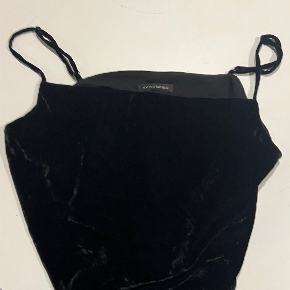 Banana Republic Black Velvet Camisole